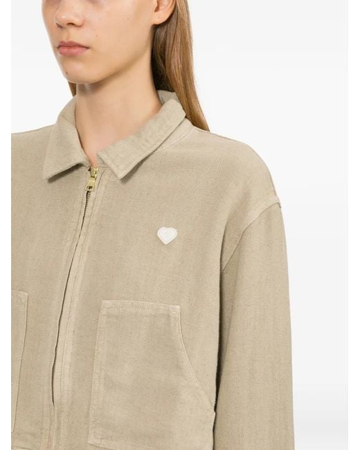 AAPE BY A BATHING AP Natural Heart Patch Cropped Jacket