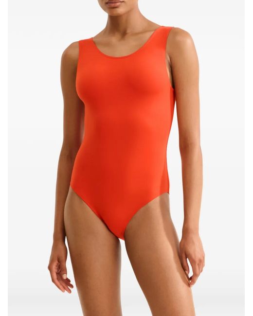 Eres Red Button-Detail Swimsuit