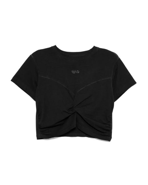 Izzue Black Knitted T-Shiet
