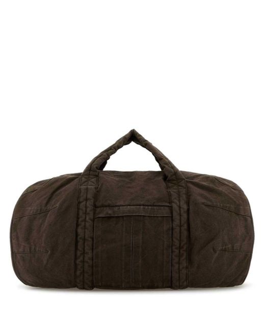 Entire studios Brown Cotton-Canvas Travel Bag for men