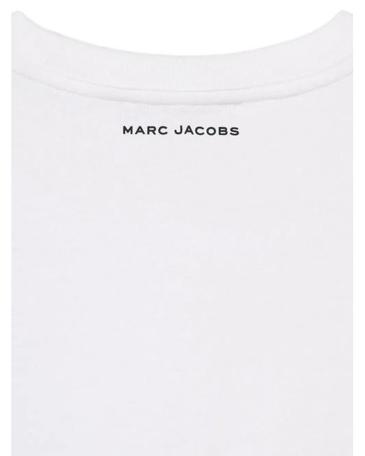 Marc Jacobs White Print-Detail T-Shirt