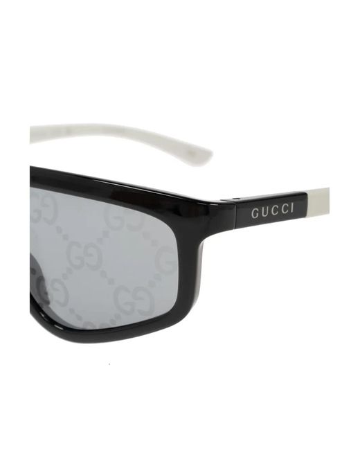 Gucci Gray Mask Frame Sunglasses for men