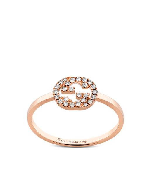 Gucci Pink Interlocking Ring