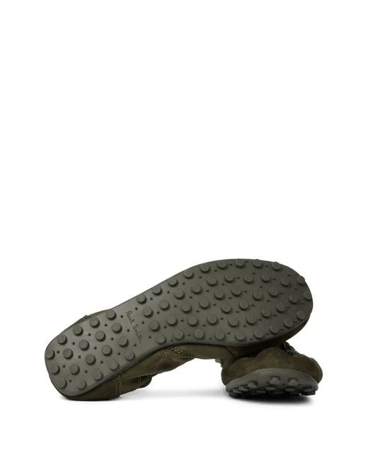 Paul Smith Green Laguna Panelled Elasticated Ballet Flats