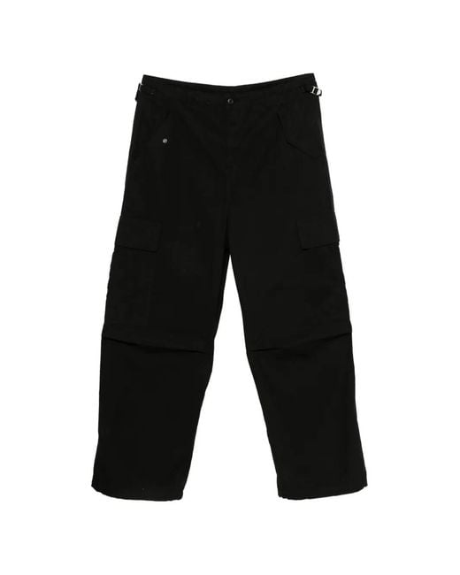 Carhartt Black Logo-Patch Cargo Pants for men