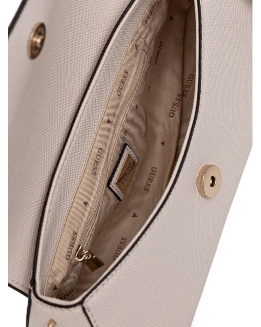 Guess Natural Bolena heart-charm shoulder bag