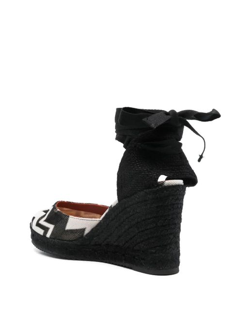 Missoni Black Zigzag-Woven Espadrilles