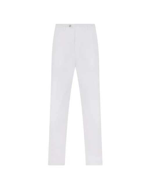 Pantalones Rectos Fedeli de hombre de color White