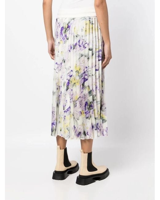 Off-White c/o Virgil Abloh White Drawstring Pleated Skirt