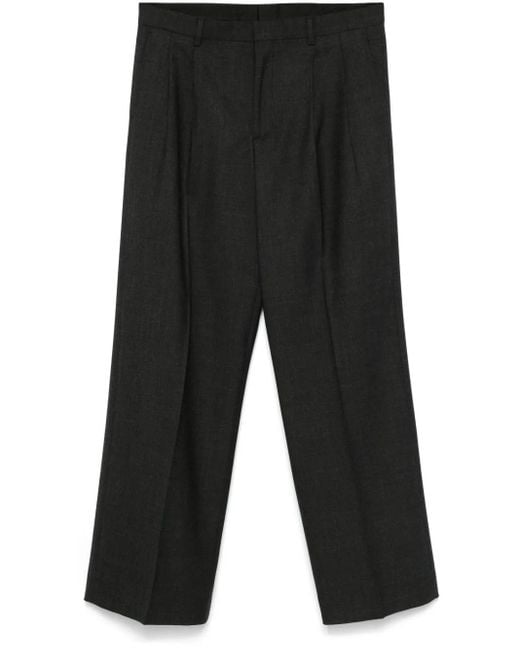 Pantalones anchos con pinzas sunflower de hombre de color Black
