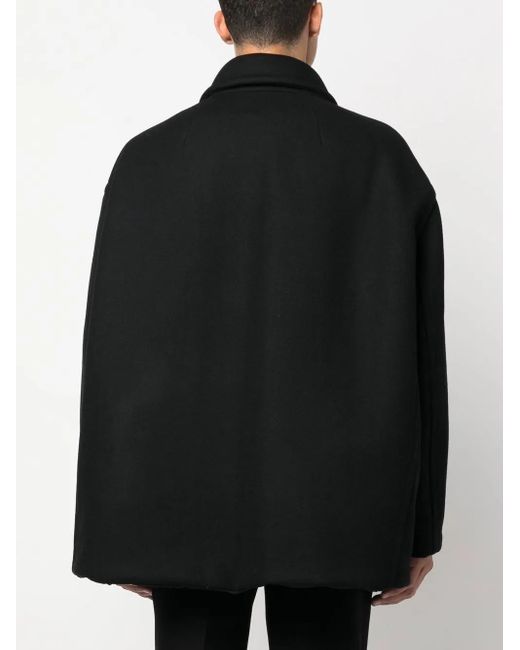Valentino Garavani Black Wool-Blend Jacket for men