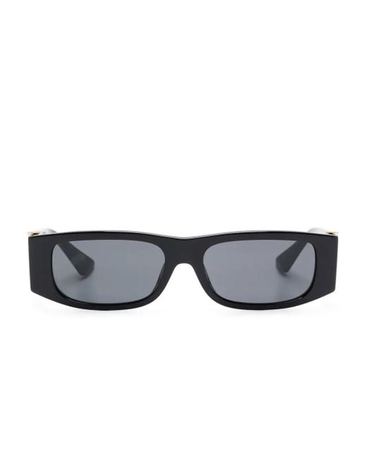 Versace Gray Medusa-Plaque Sunglasses