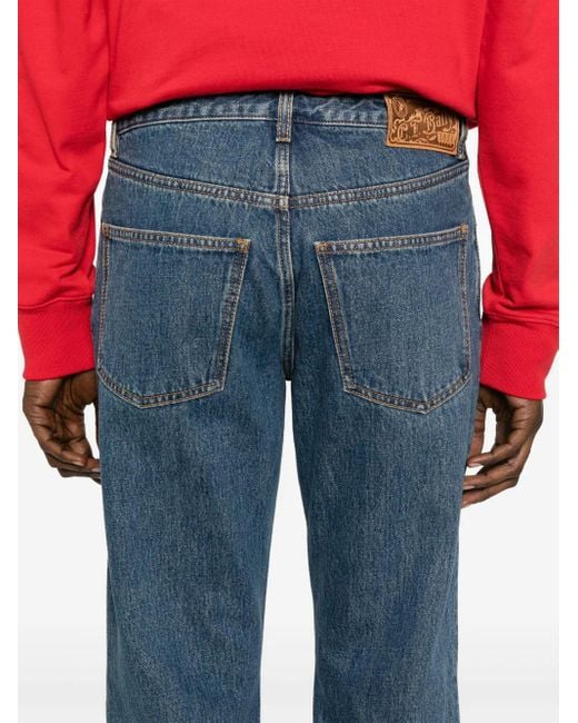 Bally Blue Straight-Leg Jeans for men