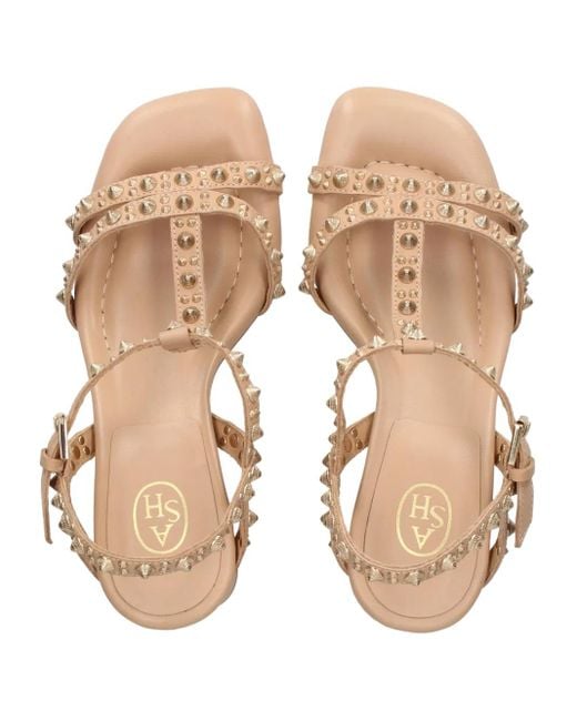 Ash Natural Janice Sandalen Mit Blockabsatz