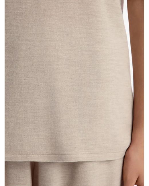 12 STOREEZ White Wool T-Shirt