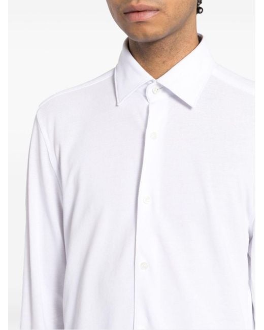 Camicia di Boss in White da Uomo