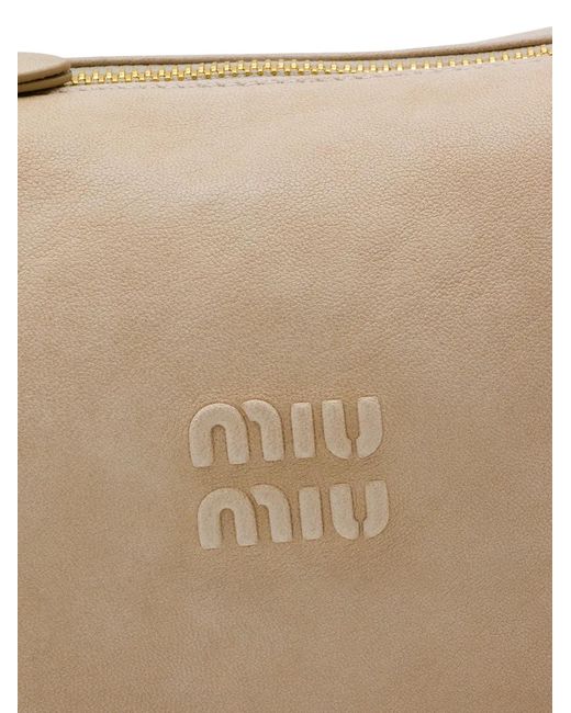 Miu Miu Natural Leather Mini Bag