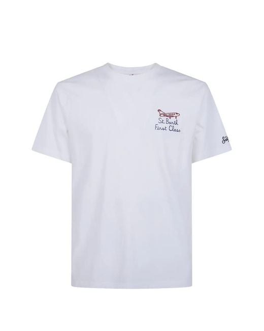 Mc2 Saint Barth White Portofino T-Shirt for men