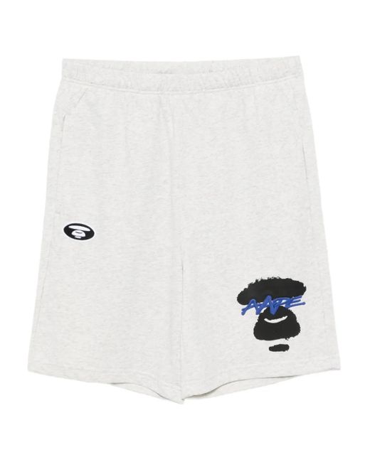 メンズ Aape By A Bathing Ape ショートパンツ White