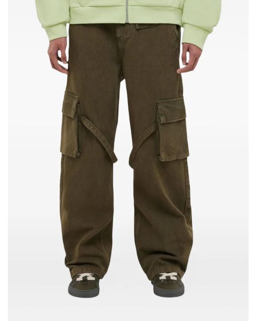 Pantalon En Coton À Poches Cargo flâneur pour homme en coloris Green