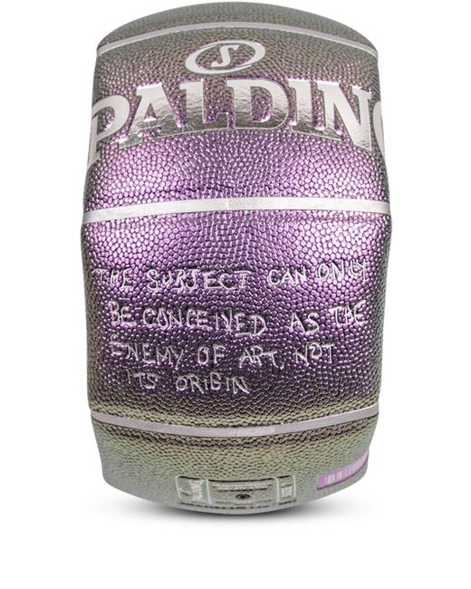 X Bernadette Corporation x Spalding ballon de basket Supreme en coloris Gray
