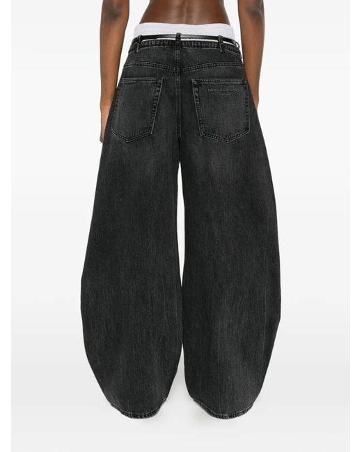 Vaqueros Con Cinturón Alexander Wang de color Gray