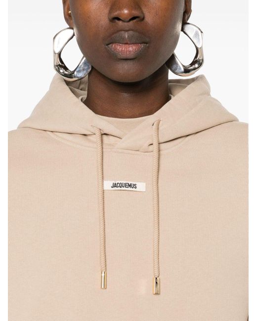 Jacquemus Natural Le Hoodie Gros Grain