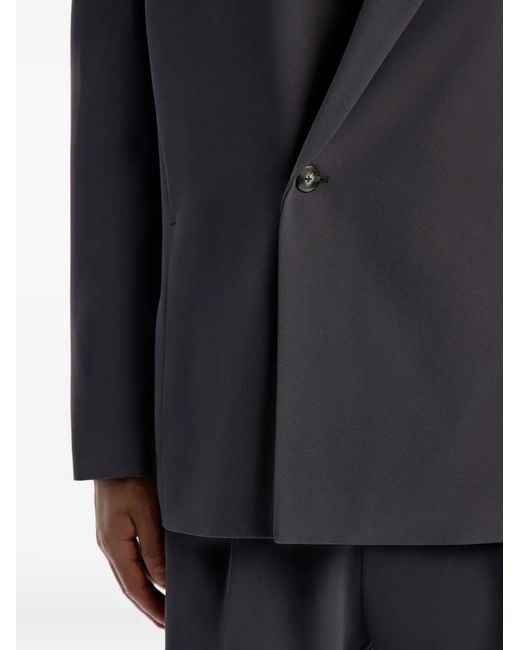 12 STOREEZ Black Shawl-Collar Button Blazer for men