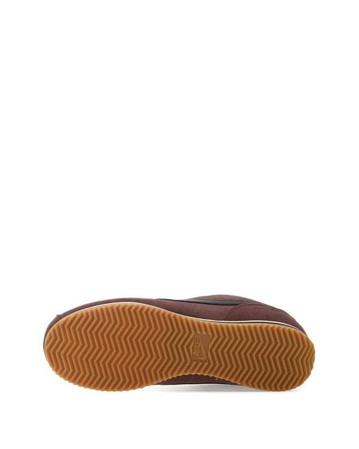 Nike Brown Cortez Lace-Up Sneakers