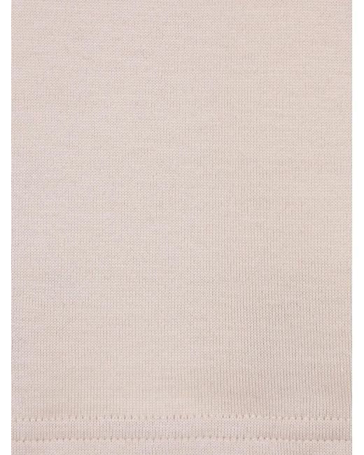 Eleventy White Crew-Neck T-Shirt for men