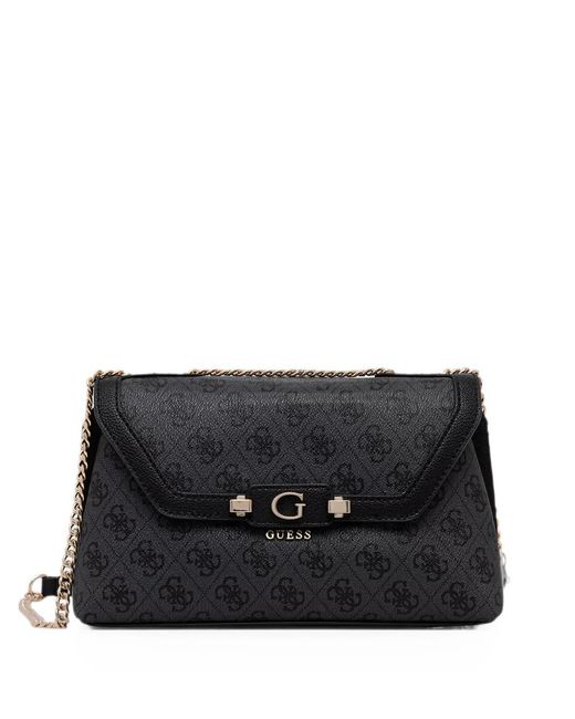 Guess Black Lindsey Shoulder Bag