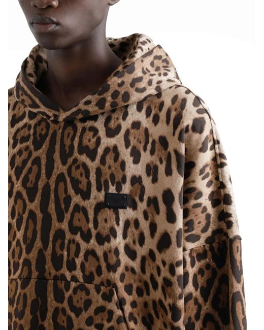 メンズ Dolce & Gabbana レオパード ジャケット Brown