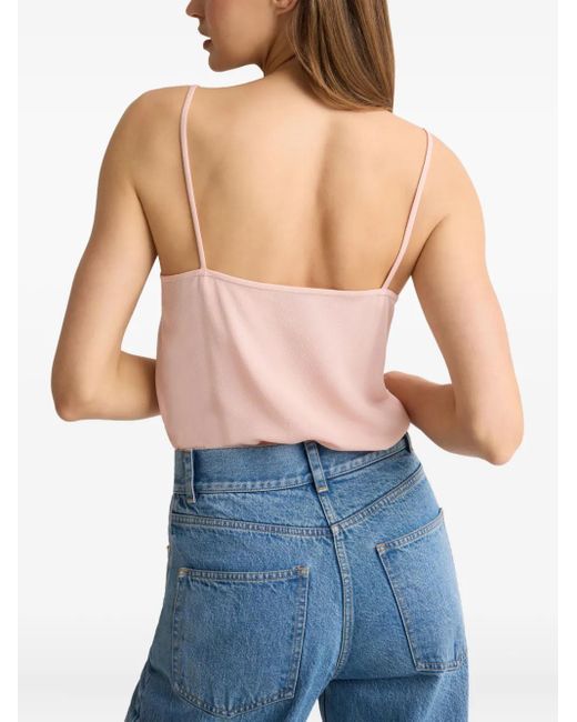 St. John Lana Cami Top Met Afwerking Van Kant in het Blue