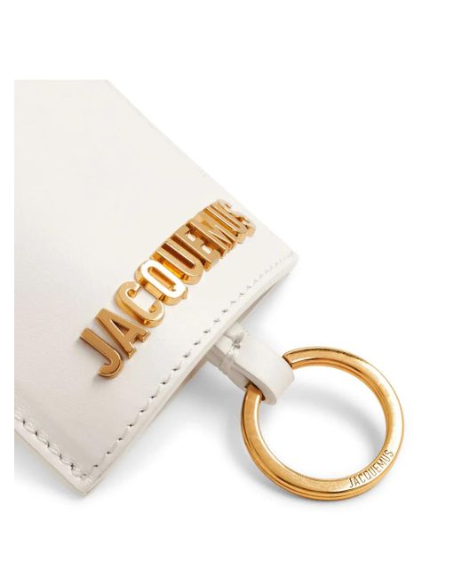 Jacquemus White Le Porte Clés Bagage Keychain for men