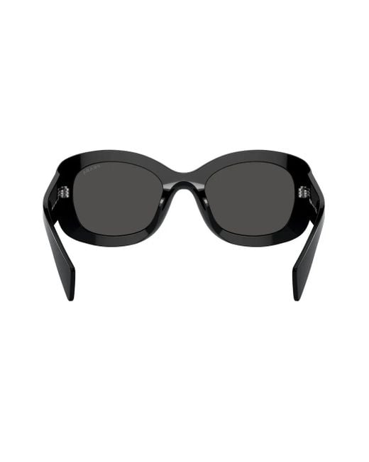 Prada Black Prada Pr A13S Oversize Framde Sunglasses