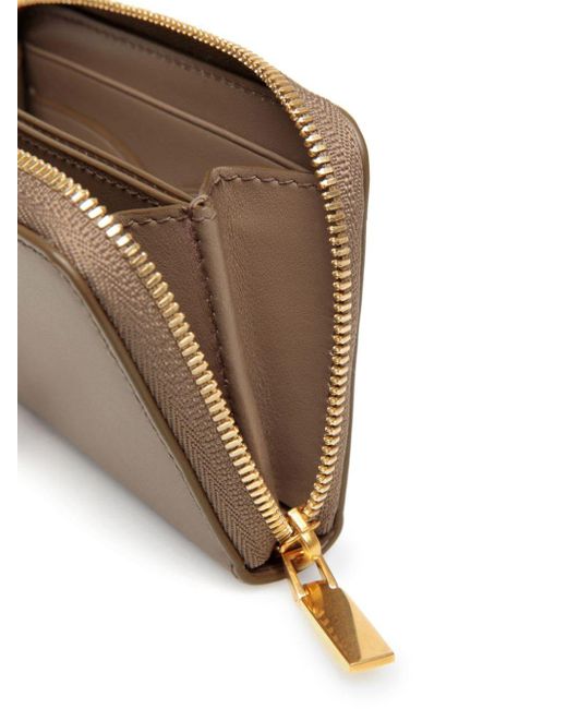 Bally Brown Gold-tone Leather Wallet