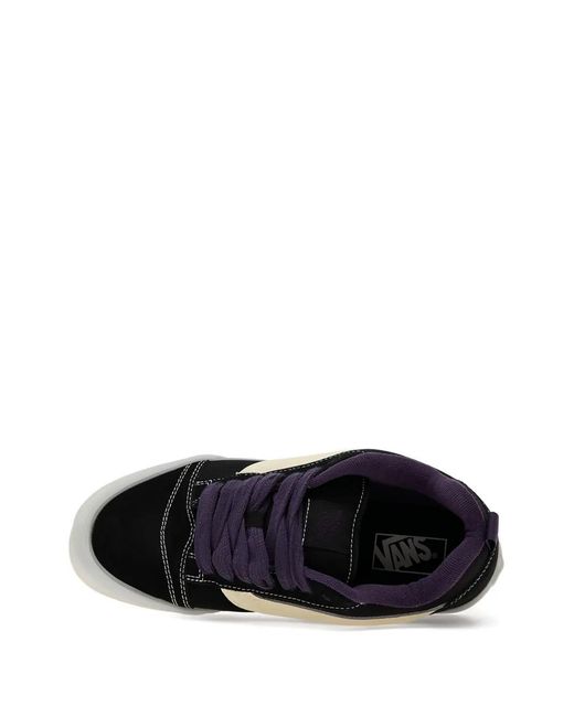 Vans Black Knu Skool Suede-Panel Sneakers