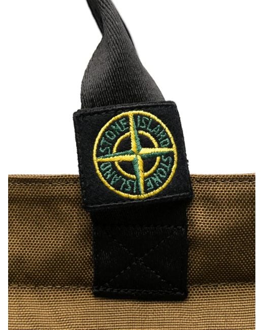 Stone Island Green Cordura 1500 Tote Bag for men