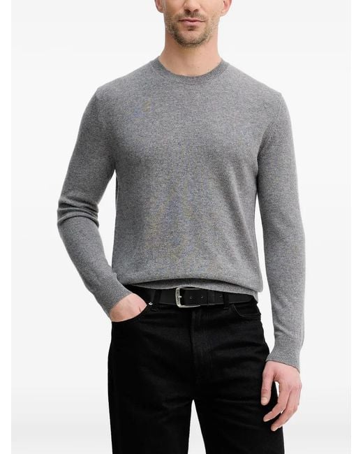Pull À Design Côtelé Benetton pour homme en coloris Gray