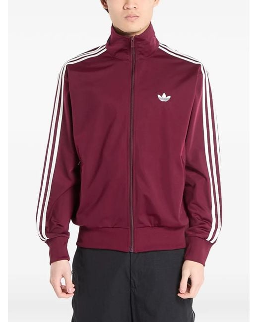 Adidas Red Veste Firebird À Rayures for men
