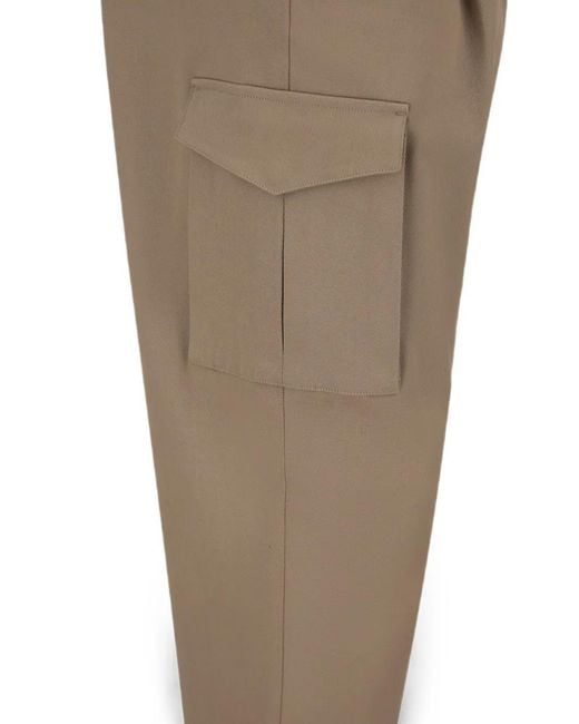 Herno Natural Drawstring-Waist Trousers for men