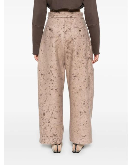 Uma Wang Natural Pin Trousers