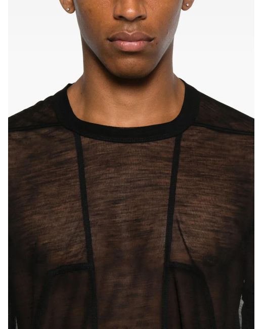メンズ Rick Owens ノースリーブ トップ Black