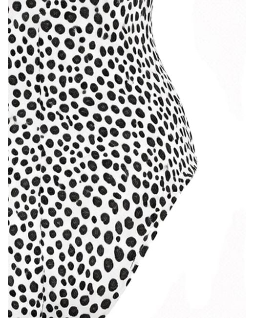 MICHAEL Michael Kors White Printed Swimsuit
