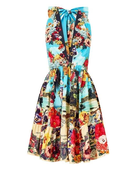 Robe Bathing Bombshell À Fleurs Camilla en coloris White
