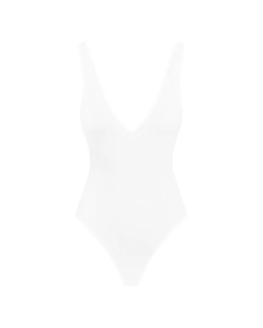 Maison Close White La Femme Amazone Bodysuit
