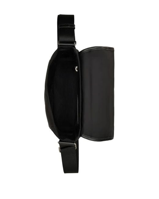 Tod's Black Buckle Messenger Bag for men