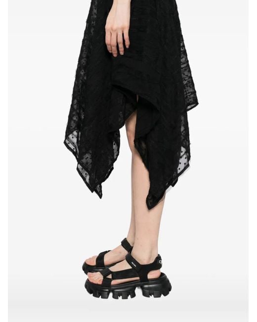 B+ AB Black Square Neck Mini Dress