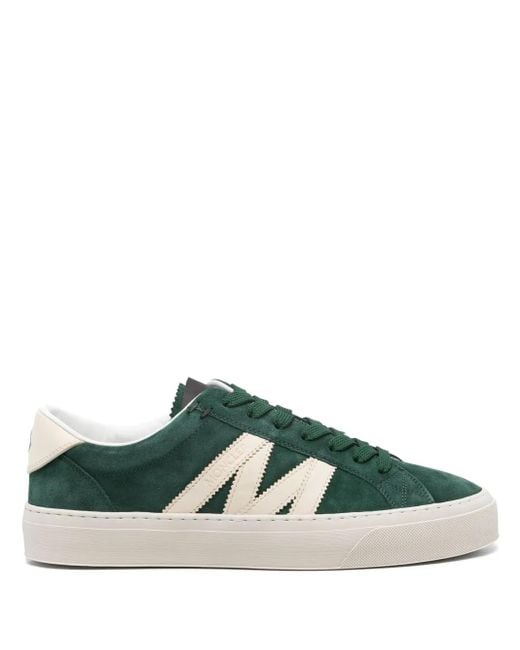 Moncler Green Monaco 2 Sneakers for men