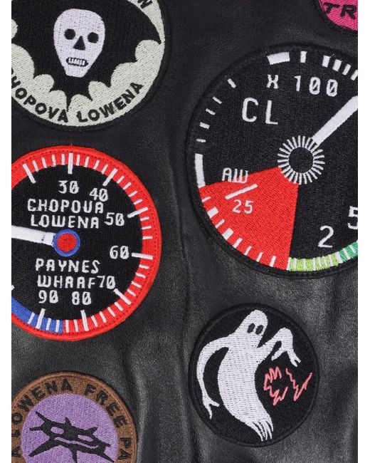 Chopova Lowena Gray Pach-Motif Jacket